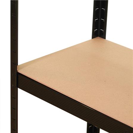 5-TIER SHELVING UNIT FURDINI HARV 90CM BLACK