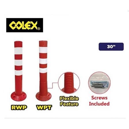 COLEX PU FLEXIBLE WARNING POST C/W TAPE 30" WPT