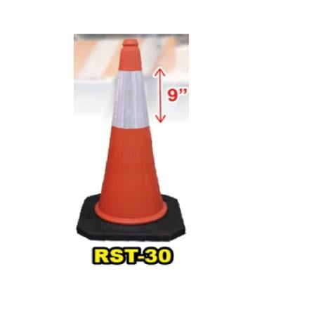 COLEX RUBBER BASE CONE C/W 9" TAPE 30"