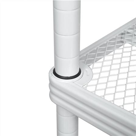 4-TIER SHELVING UNIT FURDINI MESH GRID 90CM WHITE [EXCLUSIVE FROM HOMEPRO THAILAND]