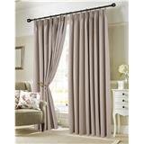 RED DANIELLE CURTAIN FRENCH PLEAT SUNBLOCK C14 80966 10D GRAY