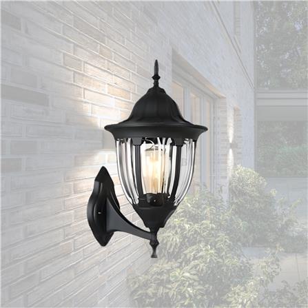 BRIGHT OBJECTIVES WALL OUTDOOR 8814/W 445MM E27 BLACK