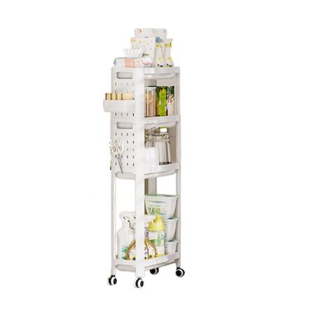 4 TIER RACK 18X40X105CM KECH MIREA WHITE