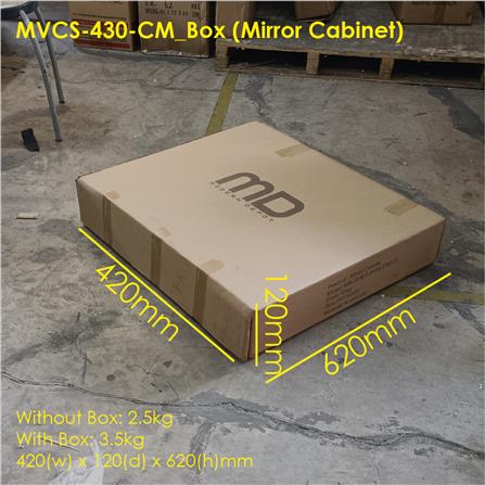 MD COUNTER WASHBASIN  MVCS-430-CM CREAM