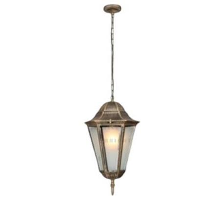 PRE-ORDER BRIGHT OBJECTIVES PENDANT OUTDOOR LAMP 8816/P 900MM E27 ANTIQUE BRASS