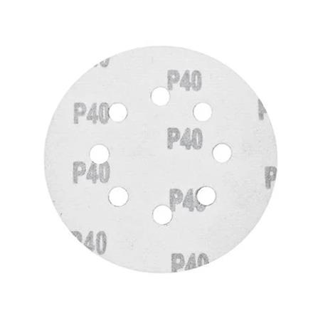 MATALL VELCO SANDING DISC (WITH 8 HOLES) 5" 40-G 5PCS/PCK