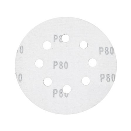 MATALL VELCO SANDING DISC (WITH 8 HOLES) 5" 80-G 5PCS/PCK