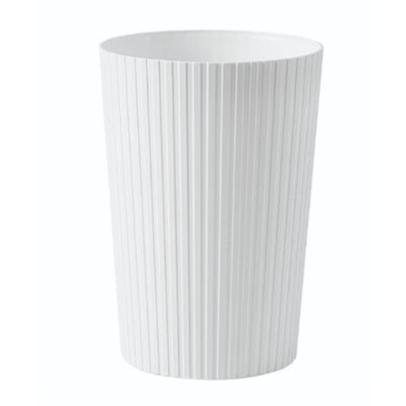 DUSTBIN ROUND CURVY ACCO 6L WHITE