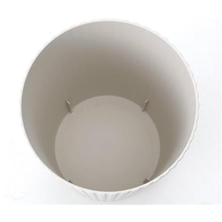 DUSTBIN ROUND CURVY ACCO 6L WHITE