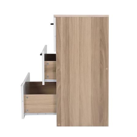 CHEST OF 3 DRAWERS FURDINI AMORE WHITE OAK/WHITE [EXCLUSIVE FROM HOMEPRO THAILAND]