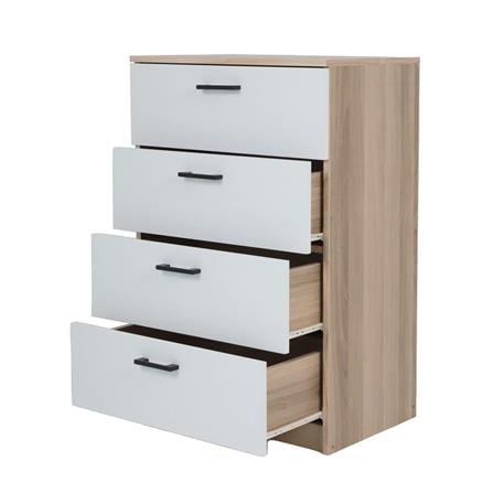 CHEST OF 4 DRAWERS FURDINI AMORE WHITE OAK/WHITE [EXCLUSIVE FROM HOMEPRO THAILAND]