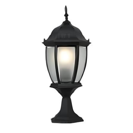 PRE-ORDER BRIGHT OBJECTIVES GATE LAMP 8819/S 520MM E27 BLACK