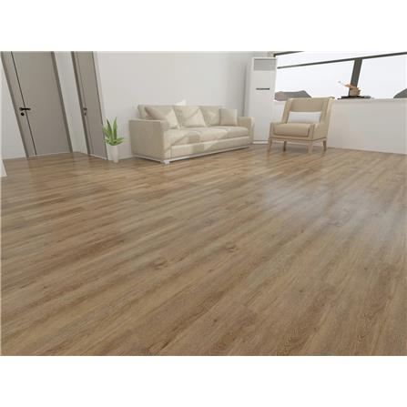 ENOCH SPC FLOORING 120X18X0.5CM YN801 DARK BROWN