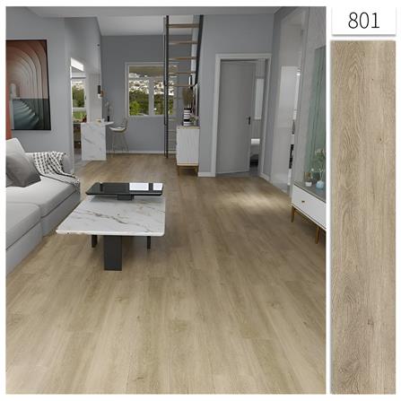 ENOCH SPC FLOORING 120X18X0.5CM YN801 DARK BROWN