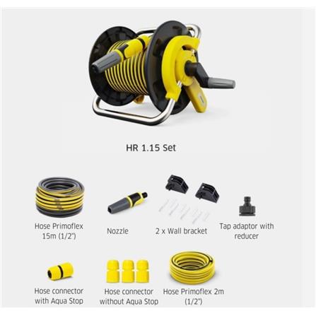 KARCHER H/REEL SET 15M (1/2") HR1.15  2.645-389.0