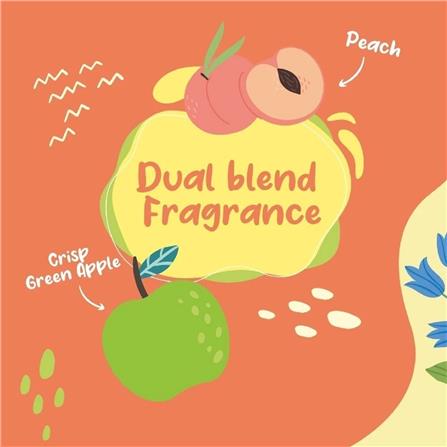 GLADE SCENTED GEL ESSENCES ELITE TWIN PACK 180G CRISP GREEN APPLE & PEACH