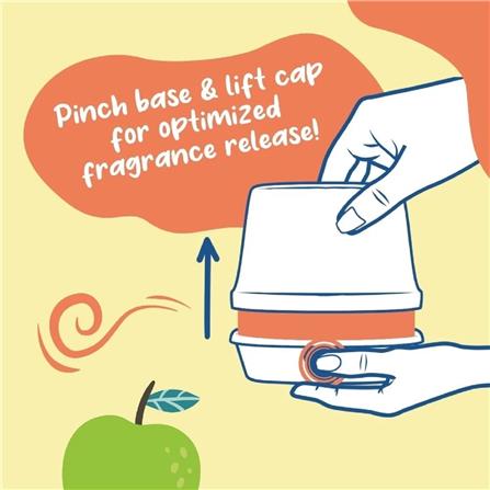 GLADE SCENTED GEL ESSENCES ELITE TWIN PACK 180G CRISP GREEN APPLE & PEACH