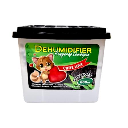 CUTIE LOVE DEHUMIDIFIER 800ML CHARCOAL