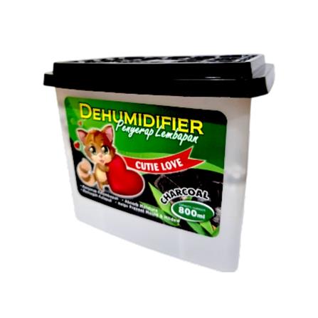 CUTIE LOVE DEHUMIDIFIER 800ML CHARCOAL
