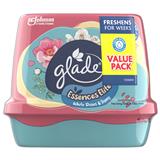 GLADE SCENTED GEL ESSENCES ELITE TWIN PACK 180G WHITE ROSES & PEONY
