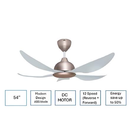 DEKA CEILING FAN GENO 54 ROSE GOLD 5B 54"
