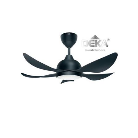 DEKA CEILING FAN GENO 38 LED MATTE BLACK 5B 38"