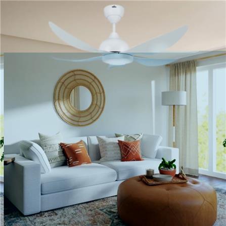 DEKA CEILING FAN GENO 46 LED MATTE WHITE 5B 46"