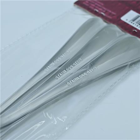 LUXORY STAINLESS STEEL DESSERT SPOON 4PC CT-18-3