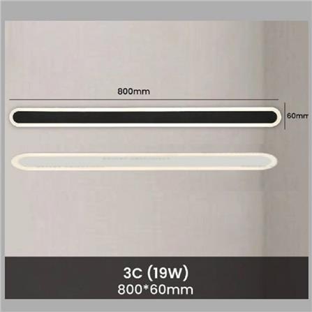 BRIGHT OBJECTIVES WALL LAMP 14233/800 WH 3 COLOR 19 WATT WHITE