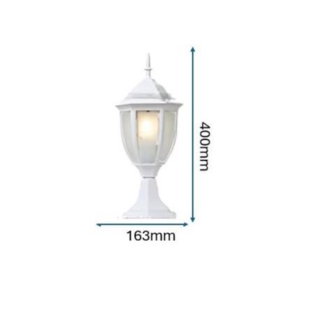 PRE-ORDER BRIGHT OBJECTIVES GATE LAMP 8820/S 400MM E27 WHITE