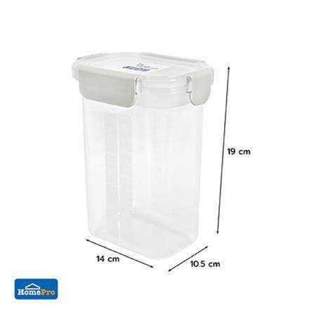 FOOD CONTAINER 1.35L KECH NEXT2844 CREAM 14X11X19CM