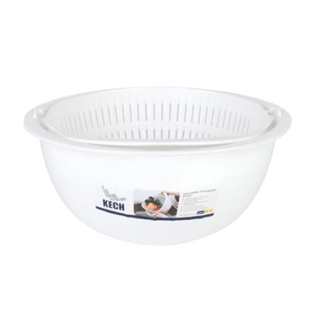VEGETABLE WASHING BASKET SET KECH VEGGI WHITE/GREY