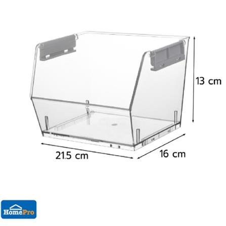 STACKABLE STORAGE AGLOW KECH SMALL CLEAR