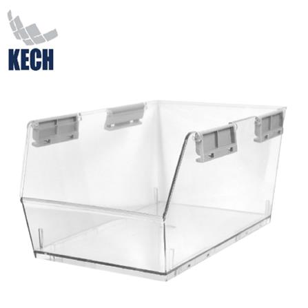 STACKABLE STORAGE AGLOW KECH LARGE CLEAR