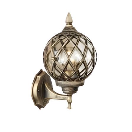 BRIGHT OBJECTIVES WALL OUTDOOR 8825/W 325MM E27 ANTIQUE BRASS