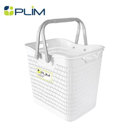 CLOTH BASKET FIONA 5953 WHITE PLIM 33X49X40.5CM