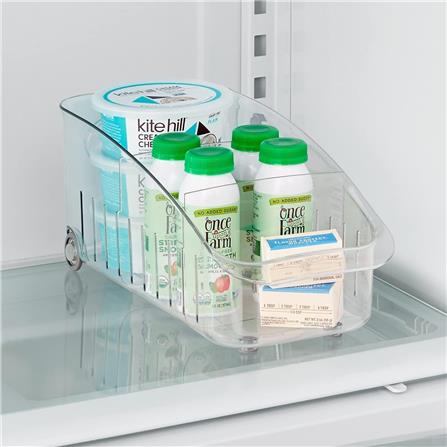 FRIDGE BOX ROLL OUT DIVIDERS L FROSTY KECH 39.3X16.8X14.2CM CLEAR