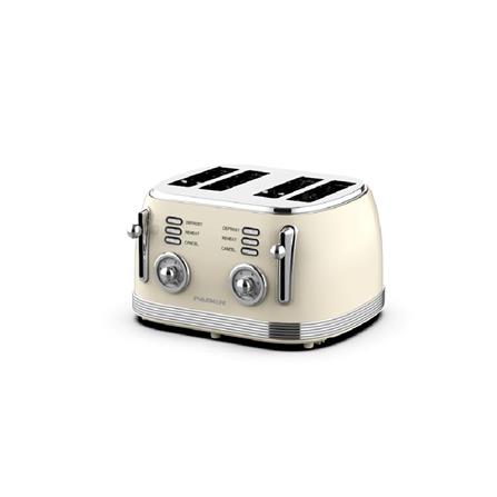 FABER TOASTER FT-V8504 1500W 4 SLICE MILKY WHITE