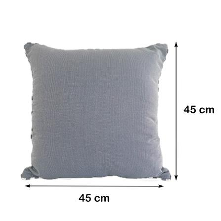 HOME LIVING STYLE CUSHION WOLLENA 18X18 BLUE