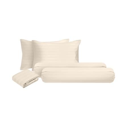 BEDSHEET SET 5FT 5PCS HOME LIVING STYLE FLORENCE BEIGE [EXCLUSIVE FROM HOMEPRO THAILAND]