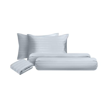 BEDSHEET SET 5FT 5PCS HOME LIVING STYLE FLORENCE GREY [EXCLUSIVE FROM HOMEPRO THAILAND]