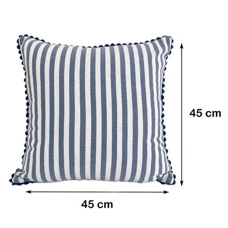 HOME LIVING STYLE CUSHION WALAR 18X18 BLUE