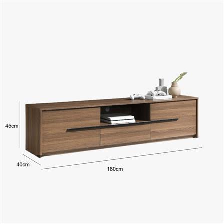 TV CABINET 1.6M ELK EDWD4988 WALNUT