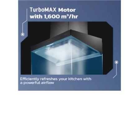 ELBA DESIGNER HOOD EH-Q9633ST(SS) STAINLESS STEEL 90CM 2000M3/H