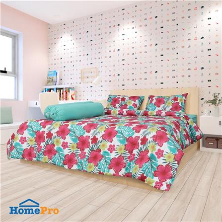 BEDDING SET 6' 6PCS ME LIVING CHABA GREEN [EXCLUSIVE FROM HOMEPRO THAILAND]