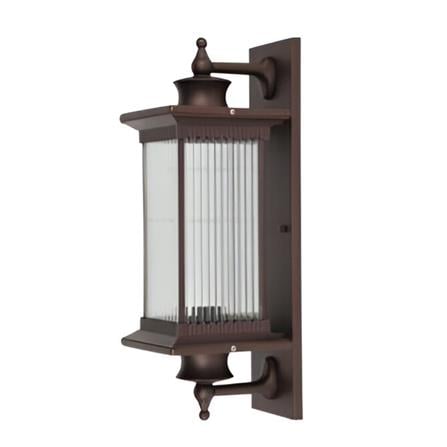 PRE-ORDER BRIGHT OBJECTIVES WALL OUTDOOR 8862 580MM E27 RED ANTIQUE BRASS