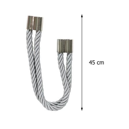 HOME LIVING STYLE CURTAIN TIE BACK BONNIE GRAY