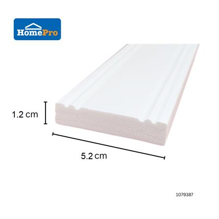 ETAGE WAINSCOTING 240X5.2X1.2 FLAT-52 WHITE