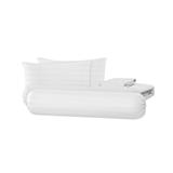 BEDDING SET 5FT 6PCS HOME LIVING STYLE FLORENCE WHITE [EXCLUSIVE FROM HOMEPRO THAILAND]