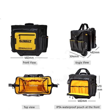 DEWALT 18” ROLLING TOOL BAG (27POCKETS) DWST60107-1